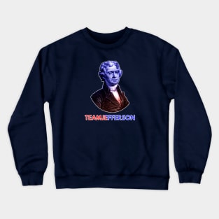 Team Jefferson #4 (Small Design) Crewneck Sweatshirt